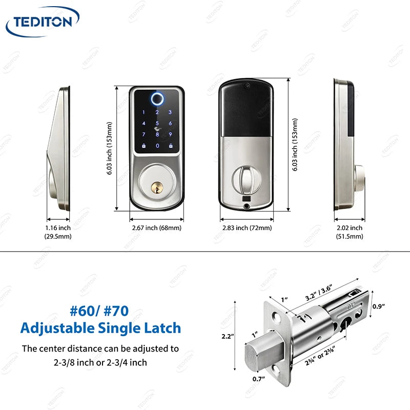 Smart Digital Deadbolt Lock