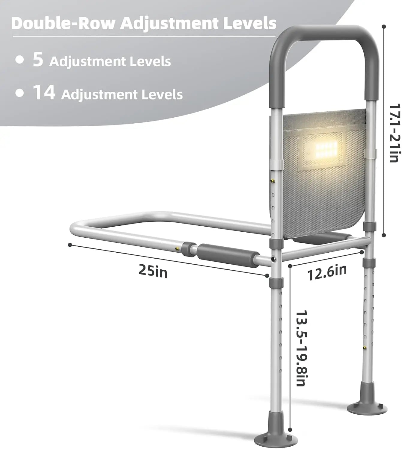 Adjustable Bed Assist Rail